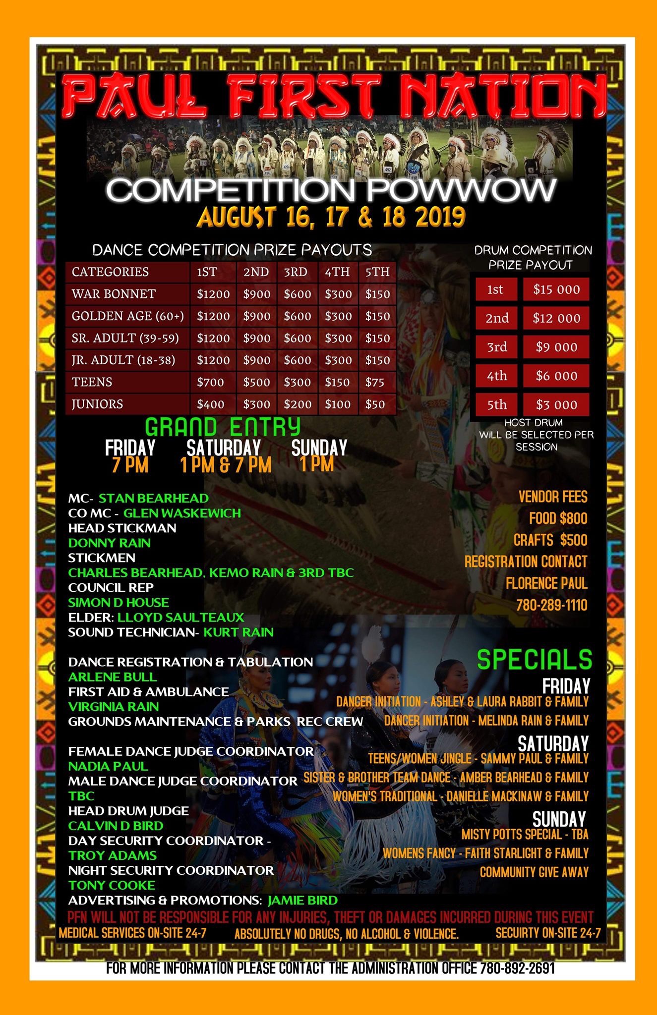 Paul First Nation Competition Powwow 2019