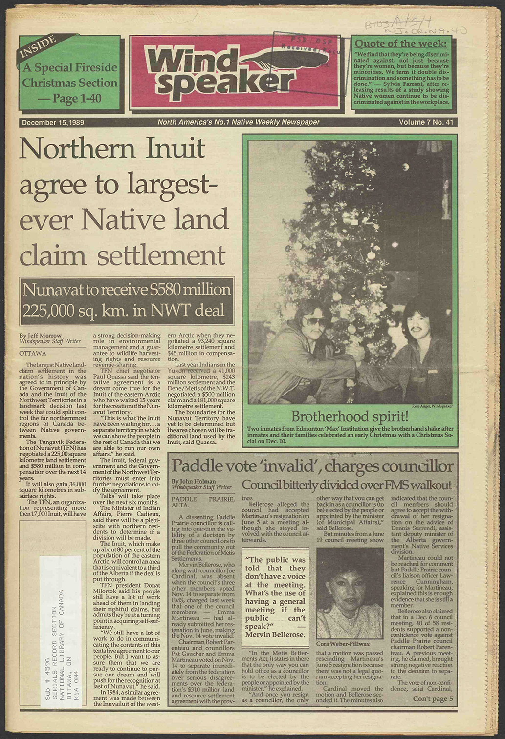December 15, 1989