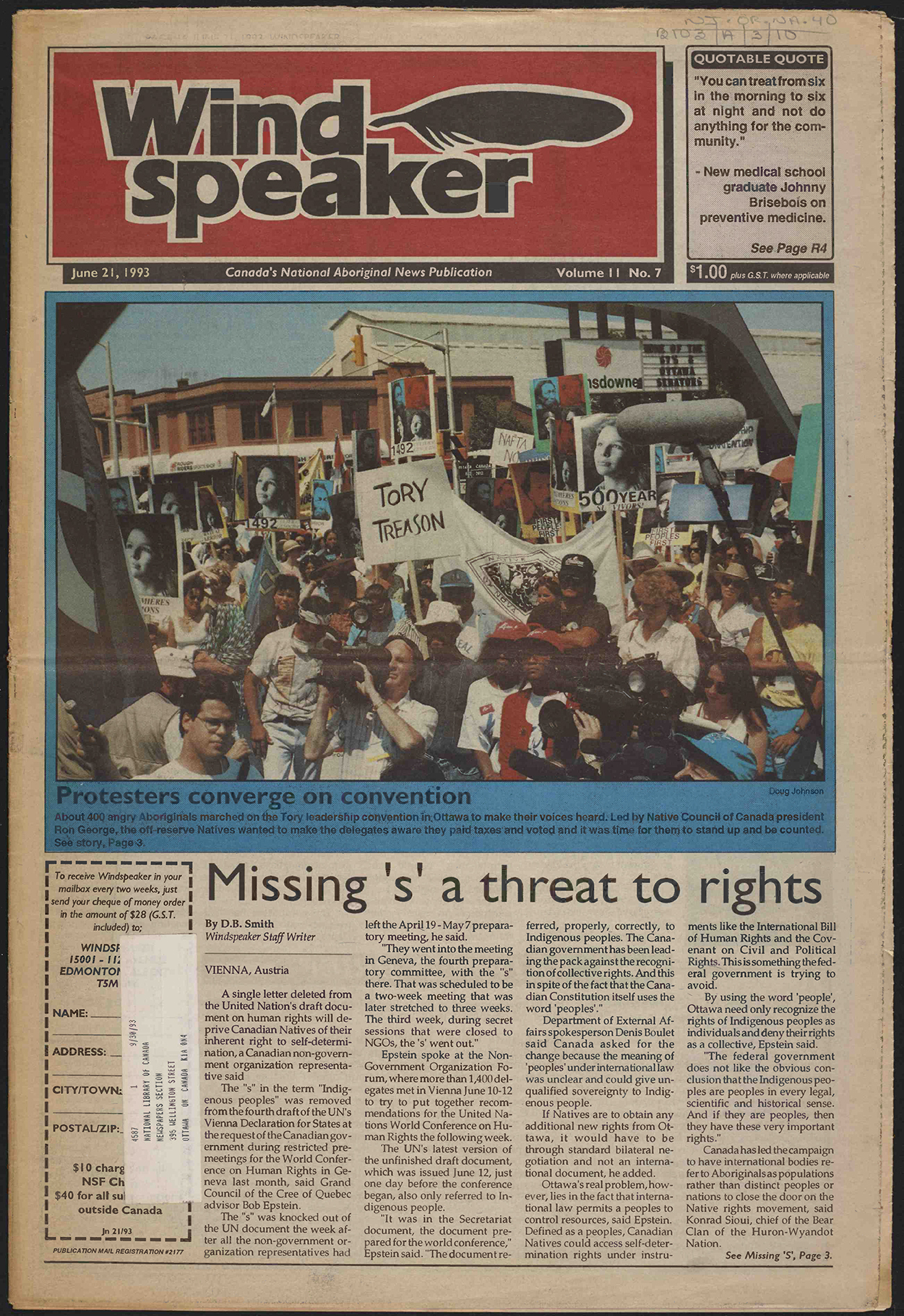 June 21, 1993 
