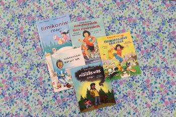A selection of the Robert Munsch books that have been translated.