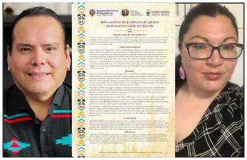 declaration to end anti Indigenous racism