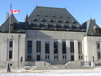 Building of the Supreme Court of Canada.