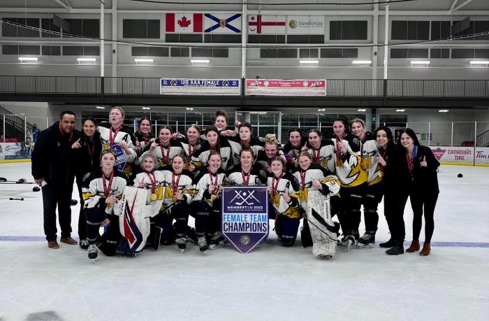 Manitoba Gold medal female squad
