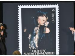Buffy Saint-Marie stamp