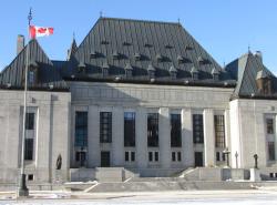 Building of the Supreme Court of Canada.