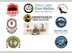 Photo is of each First Nation logo associated with the statement,