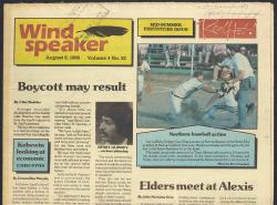 Windspeaker August 8, 1986