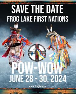 Frog Lake Powwow poster
