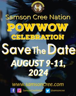 Samson Cree Nation Powwow Celebration poster