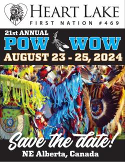Heart Lake powwow poster