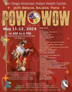 San Diego Powwow poster