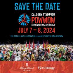 Calgary Stampede Powwow poster