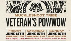 Veterans powwow poster