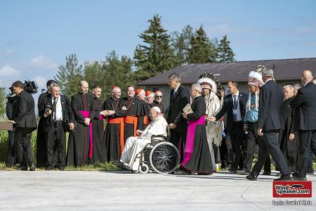 Pope Francis at Lac Ste. Anne Photo 5