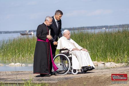 Pope Francis at Lac Ste. Anne Photo 12