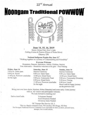 22nd Annual Noongam Traditional Powwow