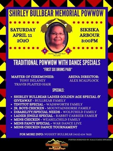 Shirley Bullbear Memorial Traditional Powwow