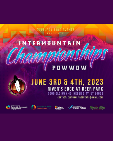 Intermountain powwow poster