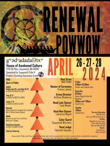 Renewal Powwow poster